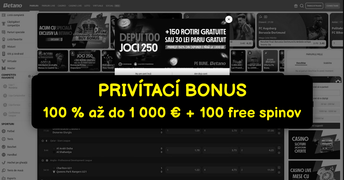 Betano Casino Slovensko - Top Online Automaty a Bonusy
